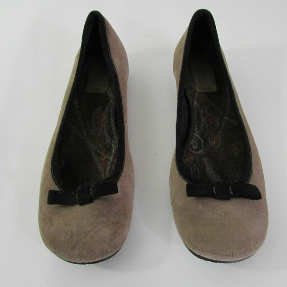 clarks indigo ballet flats